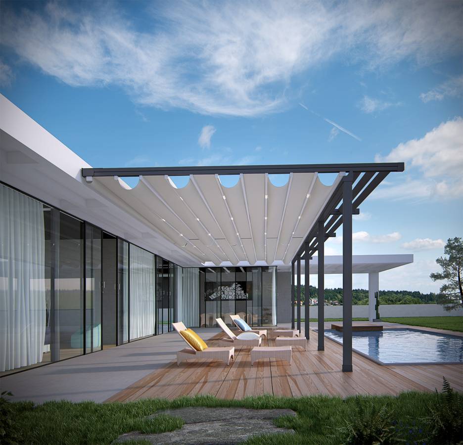 Hliníková pergola Suntech Flat