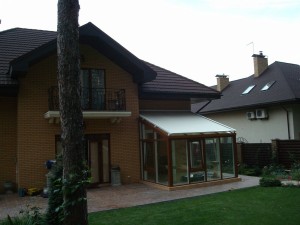 Climavelum na zimní zahradě   